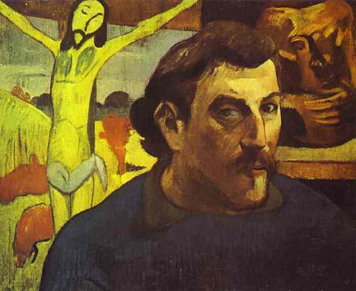 Self Portrait with the Yellow Christ 1890